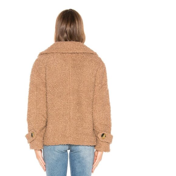 Free People So Soft Cozy Peacoat - Picture 2 of 11